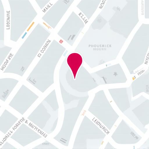 Map showing the location of Nexus Web Solutions Ltd on Fenchurch Street in London.