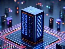 Representation of server and database interactions.
