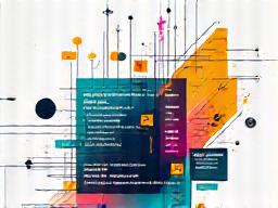 Abstract representation of user interface components.